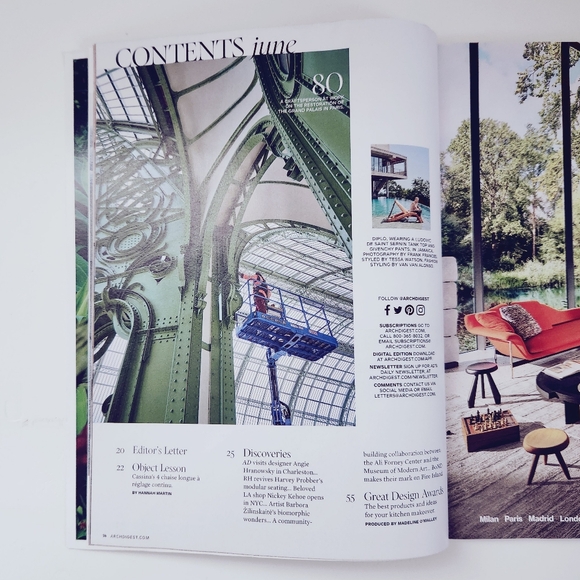 🍭7/$15 Architectural Digest Magazine June 2024 Creatives at Home - Picture 2 of 4